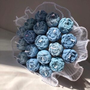 mini-peony-flower-candle-bouquet