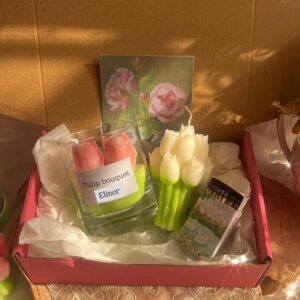 tulip candle set