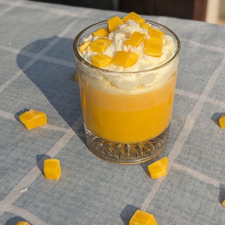mango smoothie candle